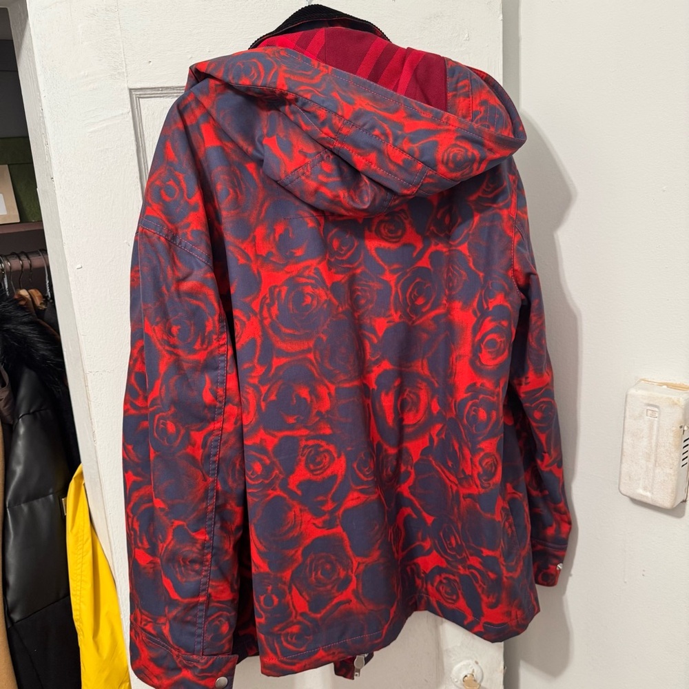 Burberry Red and Blue Floral Jacket